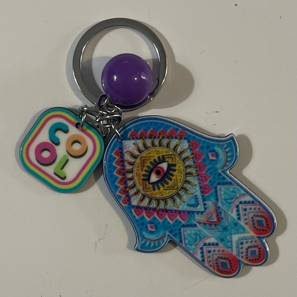 NEW Colorful Hamsa Keychain Set - Picture 2 of 5
